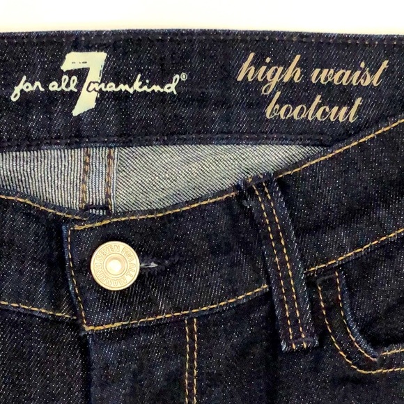 7 For All Mankind High Waist Bootcut Jean - Picture 3 of 8